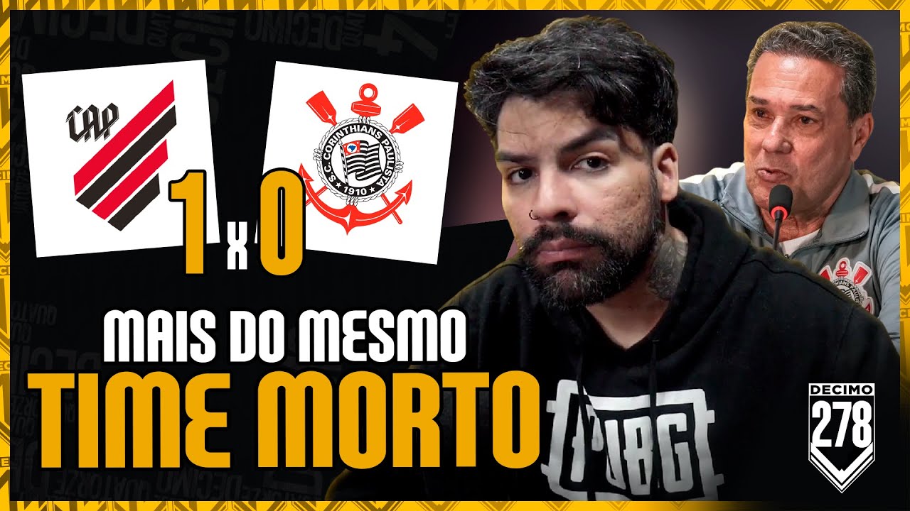 CAP 1X0 CORINTHIANS, PASSAMOS VERGONHA e SENTA AQUI ''CRAQUE NETO'' VAMOS CONVERSAR