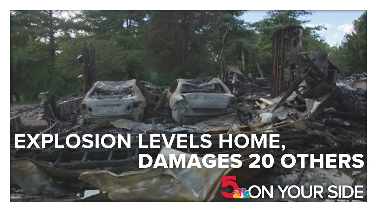Explosion levels home, damages 20 others in north St. Louis County subdivision