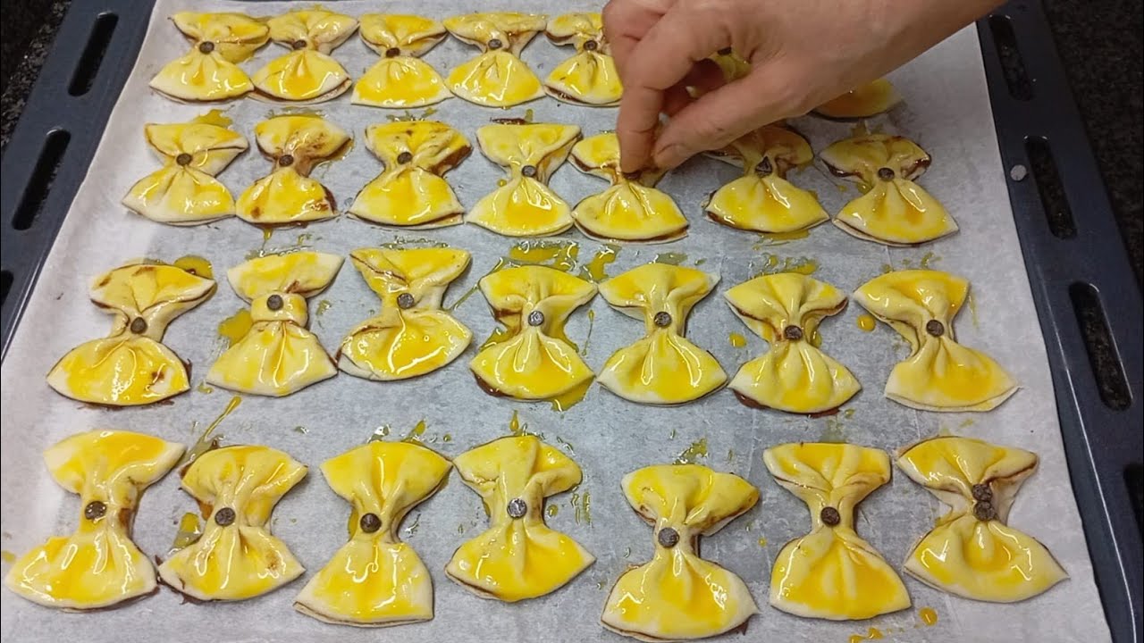 Hai la pasta sfoglia? Nessuno crede a quanto sia semplice farfallini! (Così dolce e croccante e FACL