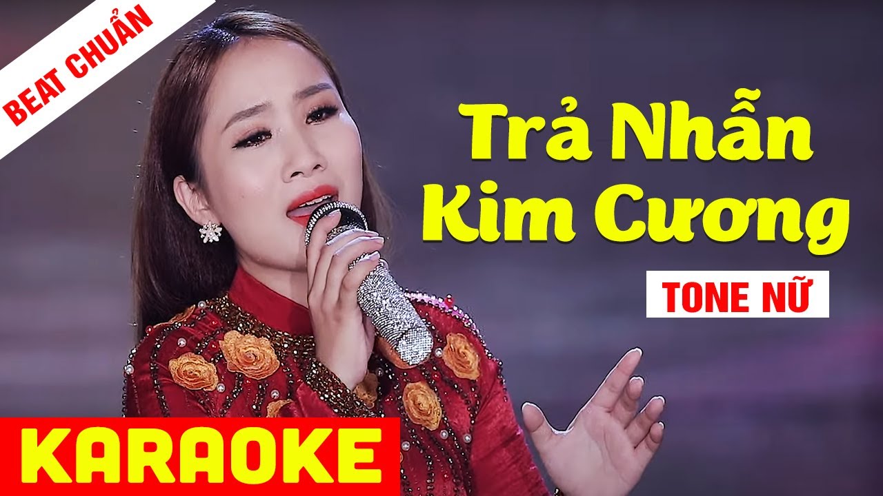 KARAOKE Trả Nhẫn Kim Cương Tone Nữ - Beat Chuẩn Hồ Phương Liên | Võ Hoàng Karaoke