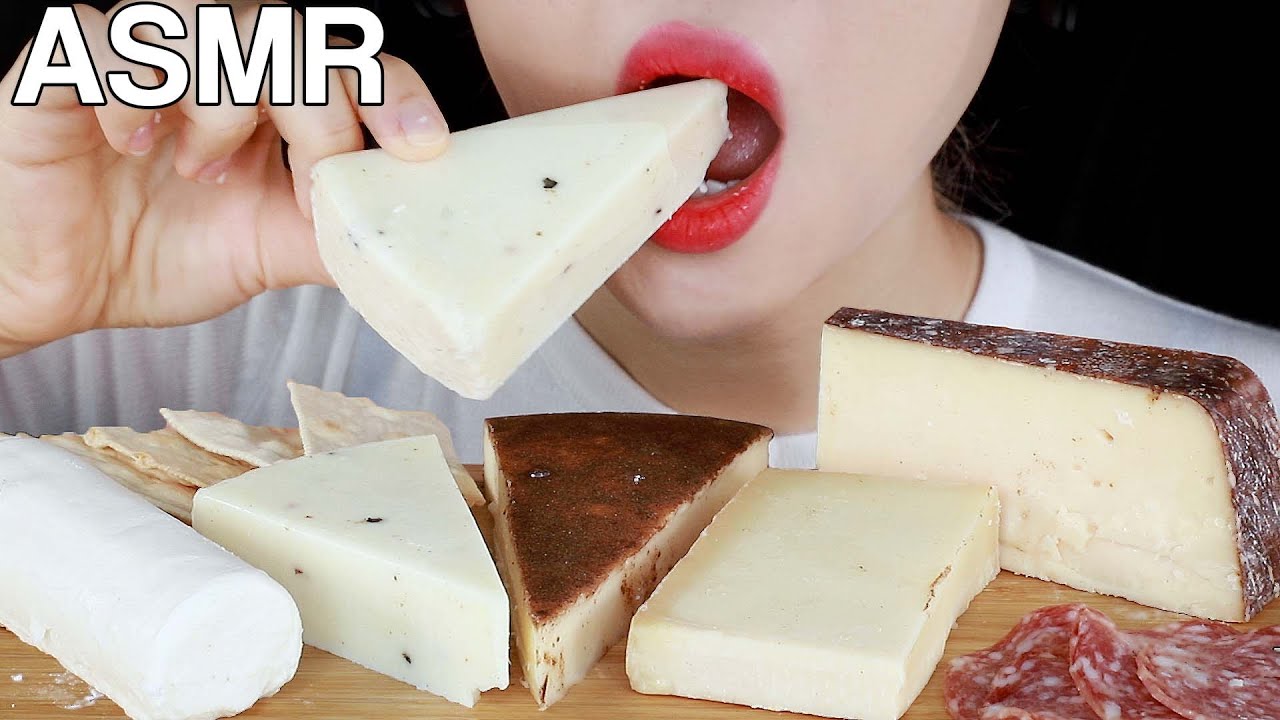 ASMR Assorted Cheese Eating Sounds | 여러가지 치즈 먹방 | Sweet & Mild | MINEE EATS
