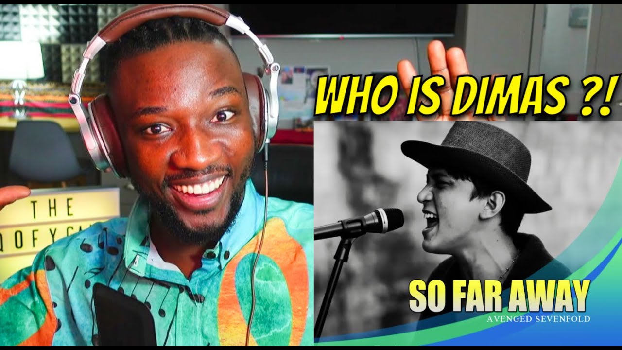 FIRST TIME REACTION - DIMAS SENOPATI - Avenged Sevenfold - So Far Away (Acoustic Cover)