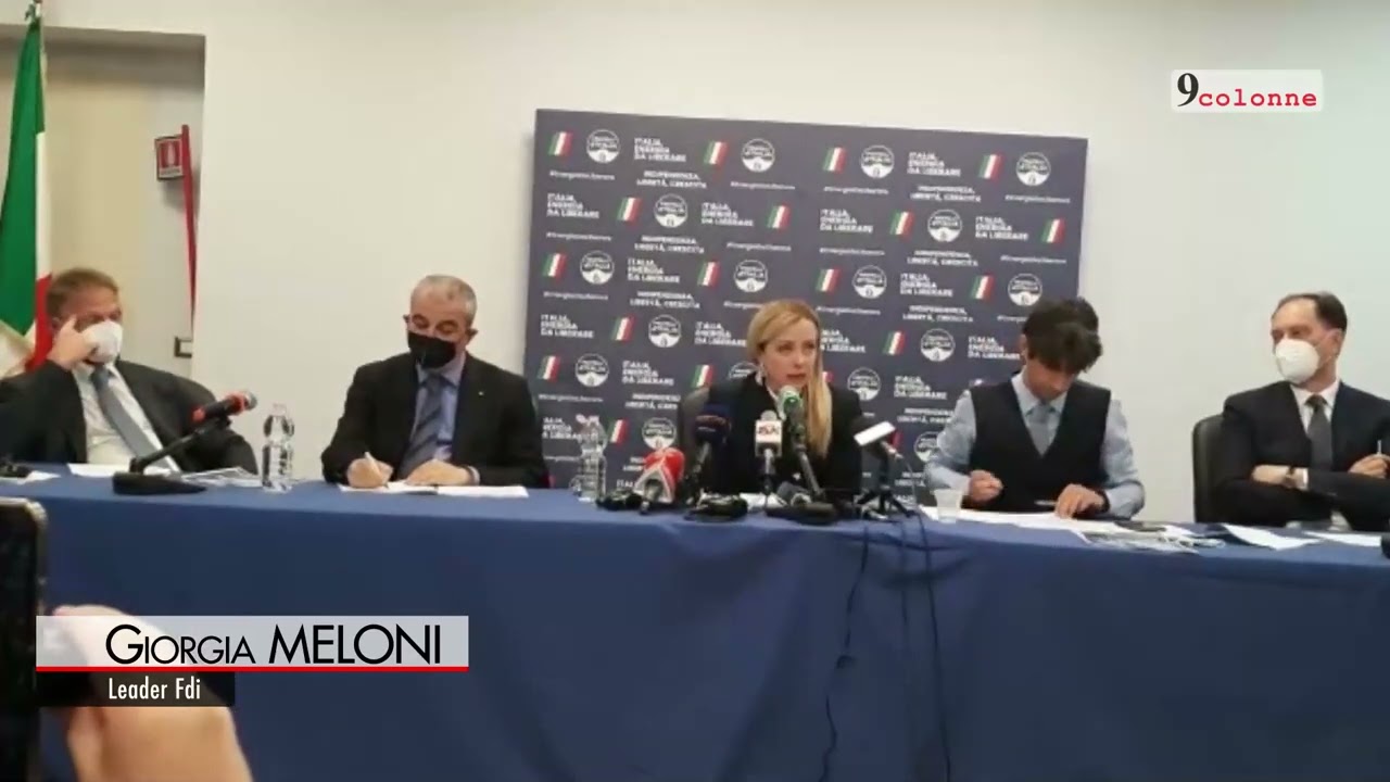 Fdi, Meloni: conferenza per programma governo, abbiamo classe dirigente