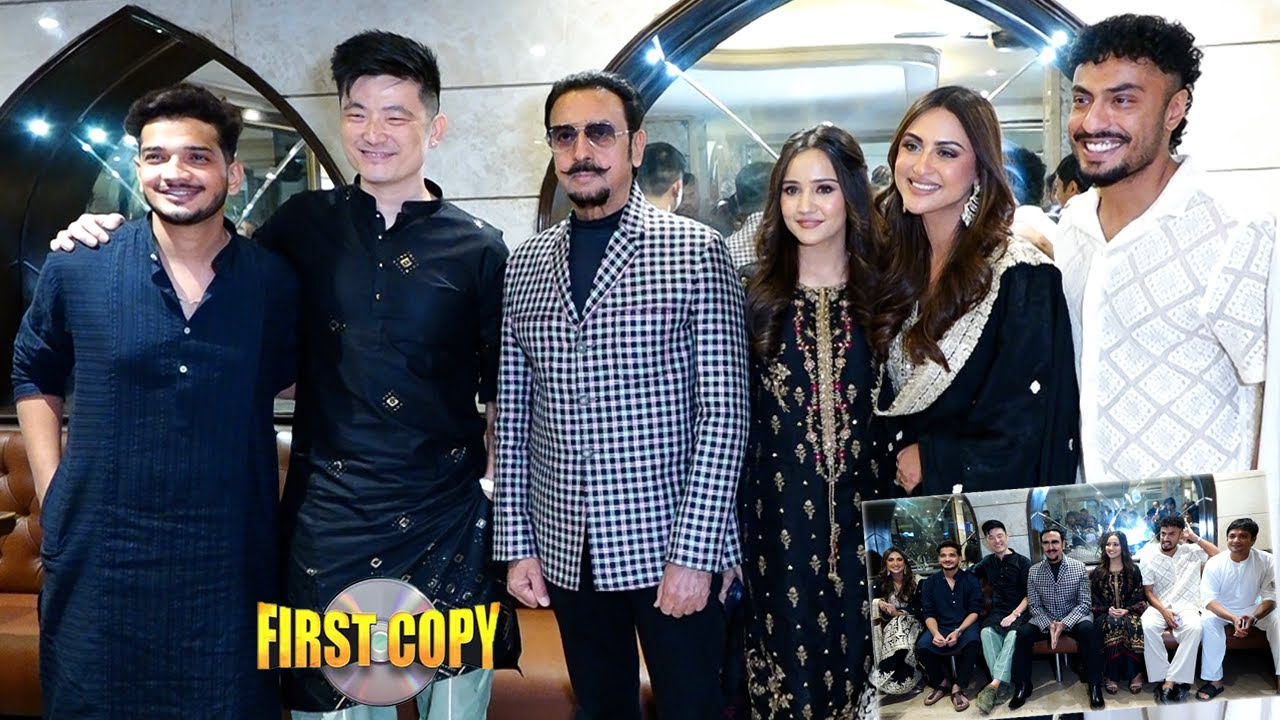 Munawar Faruqui,Krystle,Ashi,Gulshan Grover,Saqib Ayub Promoting Their Upcoming Series 'First Copy'