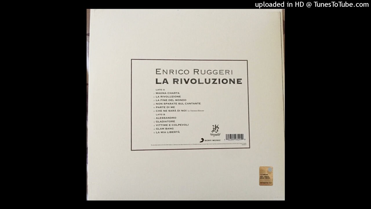 Enrico Ruggeri – Vittime e colpevoli