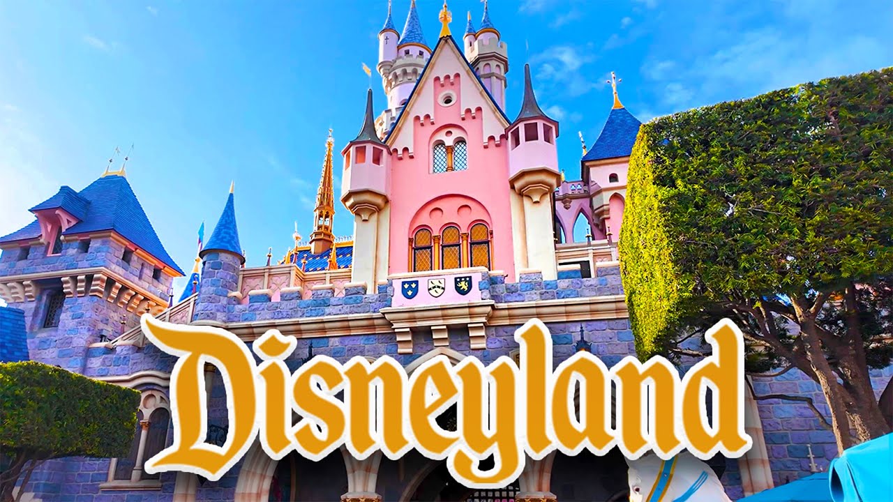 Relaxing Morning at Disneyland Walkthrough - Construction & Ambience - March 2025 [4K POV]