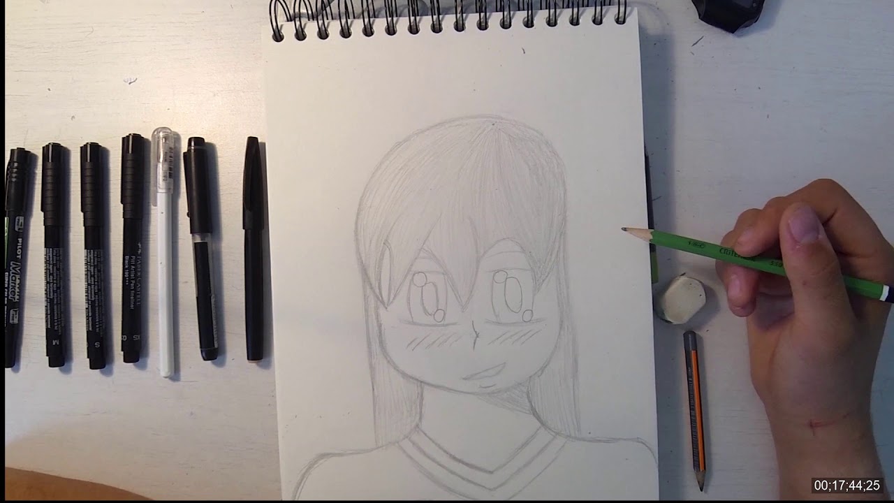 Tuto comment dessiner un avatar f&eacute;minin en manga