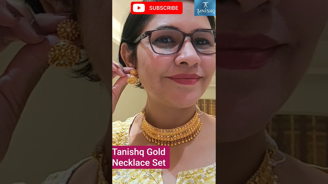 Latest Tanishq Gold Necklace Designs | 😛#tanishqjewellery #shortsfeed #tanishq #shorts #jewellery