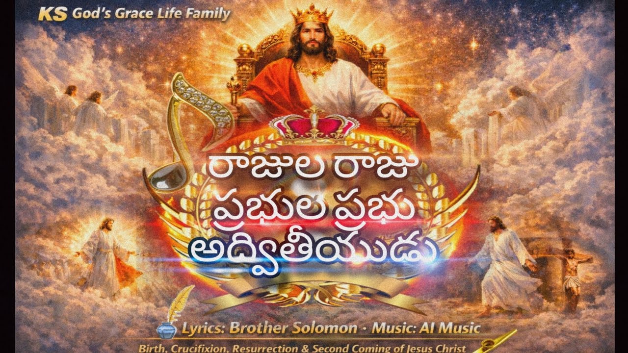 రాజుల రాజు ప్రభుల ప్రభు అద్వితీయుడు/lyrics by solomon/#ai #aimusic #new #newsong #newmusic #song 