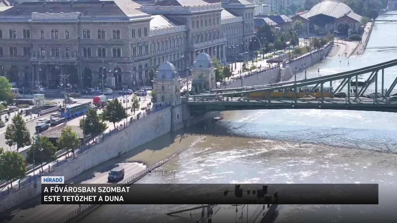 A fővárosban szombat este tetőzhet a Duna