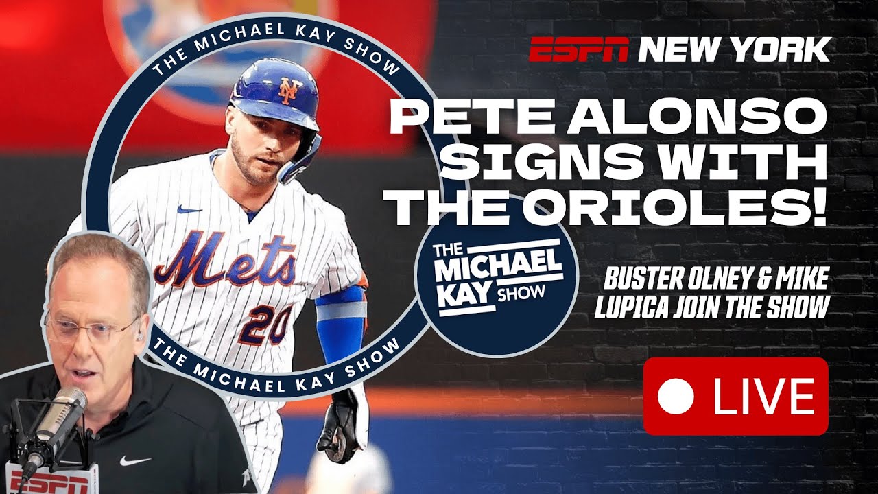 Pete Alonso signs with Baltimore; 5 Year $155 Million  - The Michael Kay Show - 12/10/25