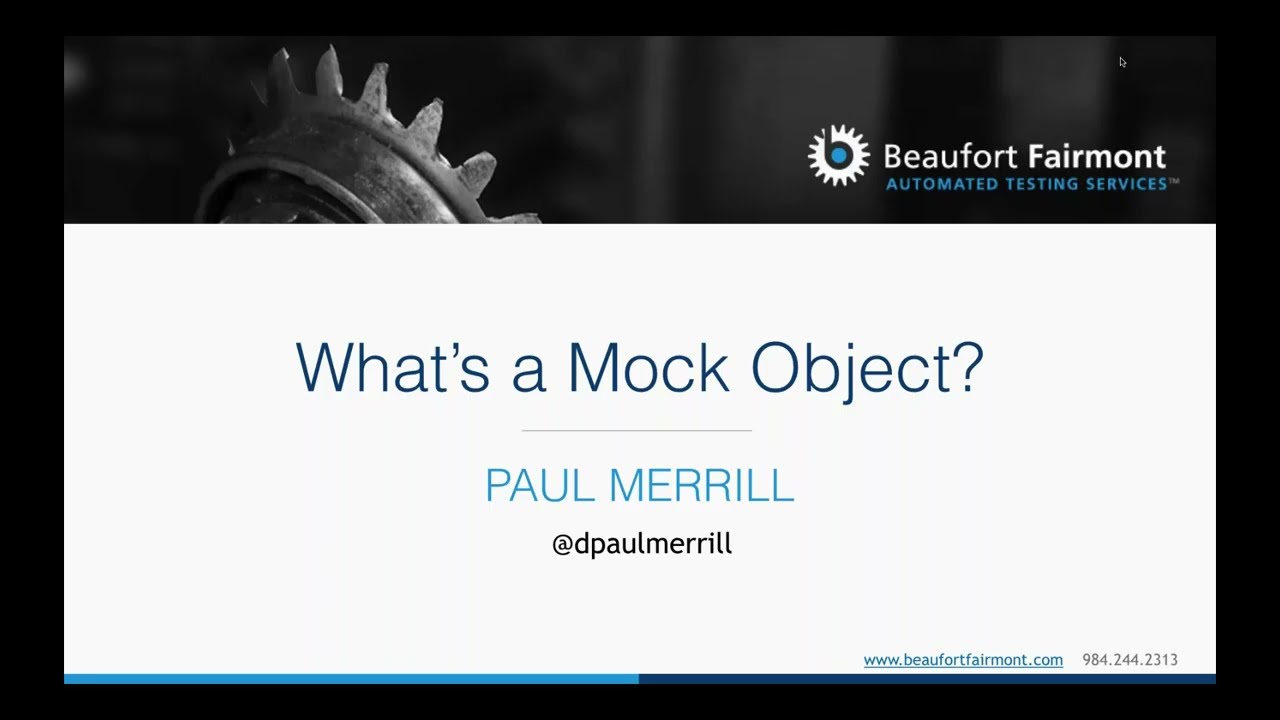 What is a Mock Object and How Do I Use It?