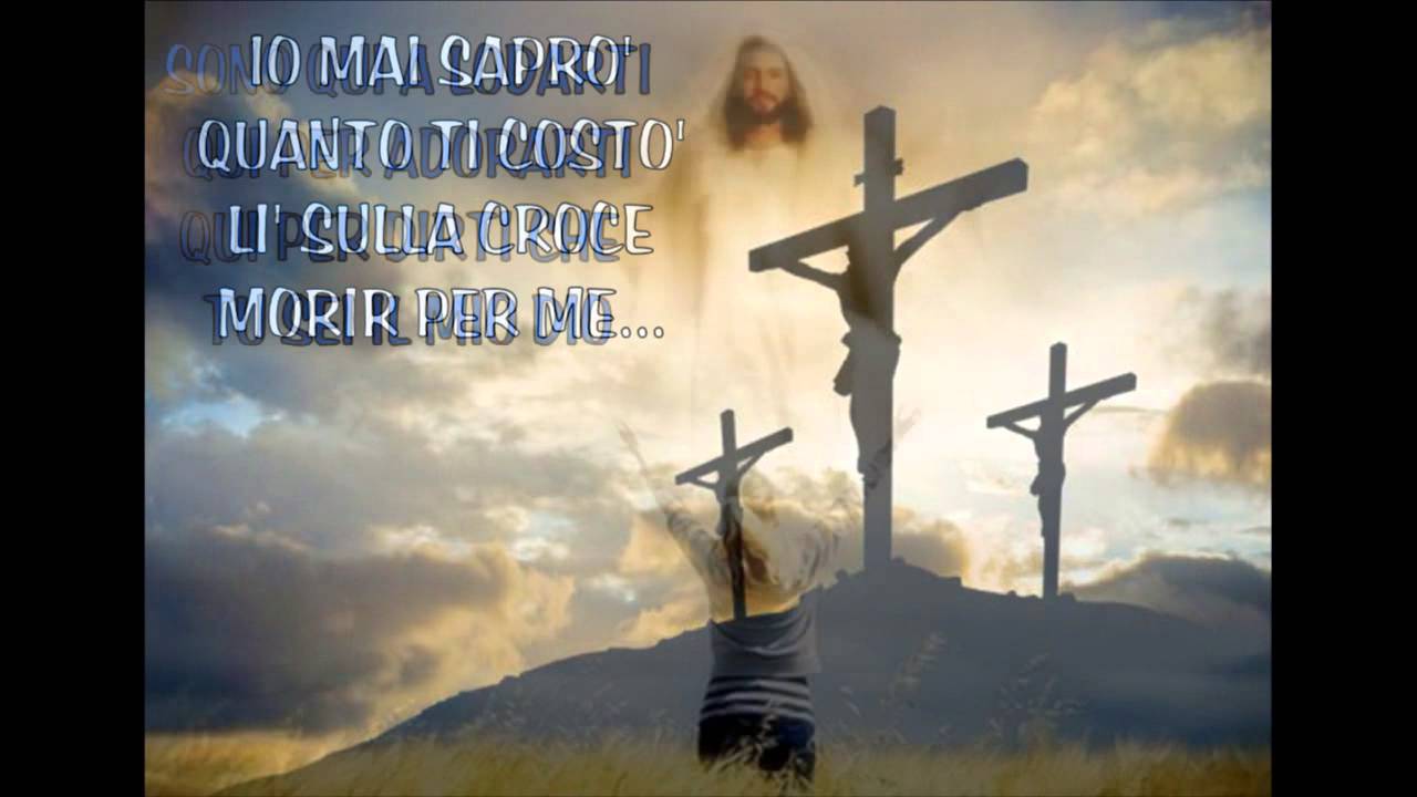 sono qui a lodarti con testo