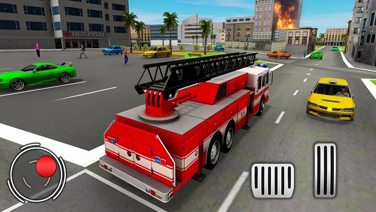 Fire Truck Simulator 2020 | Firefighter Flying Robot Transform Fire truck Sim Gameplay HD