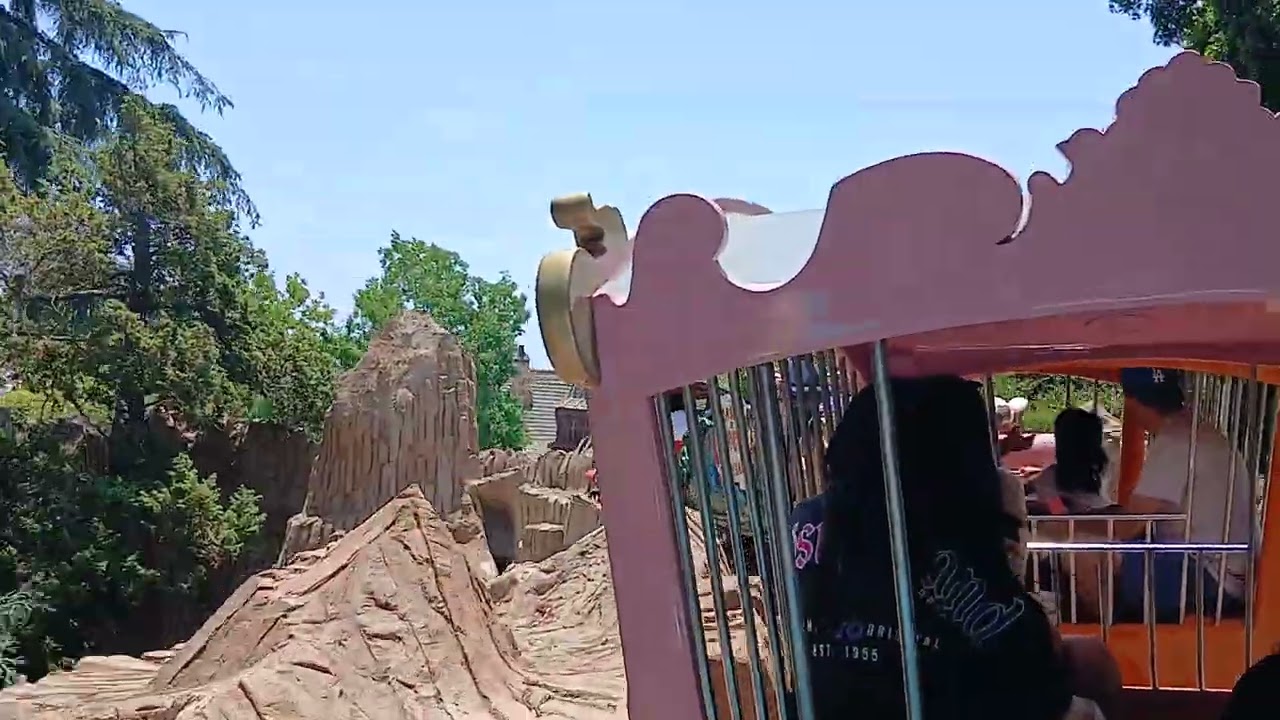 Last time riding Casey  Jr at disneyland 70th