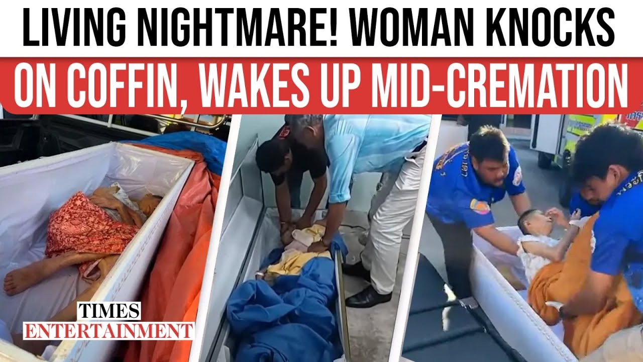SHOCKING Moment Woman Is Found Alive In Coffin Just Before Cremation At Thailand's Buddhist Temple