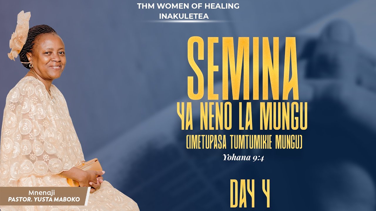 Wakati Wa Kumtumikia Bwana Ni Sasa (Day 4) - Pastor. Yusta Maboko