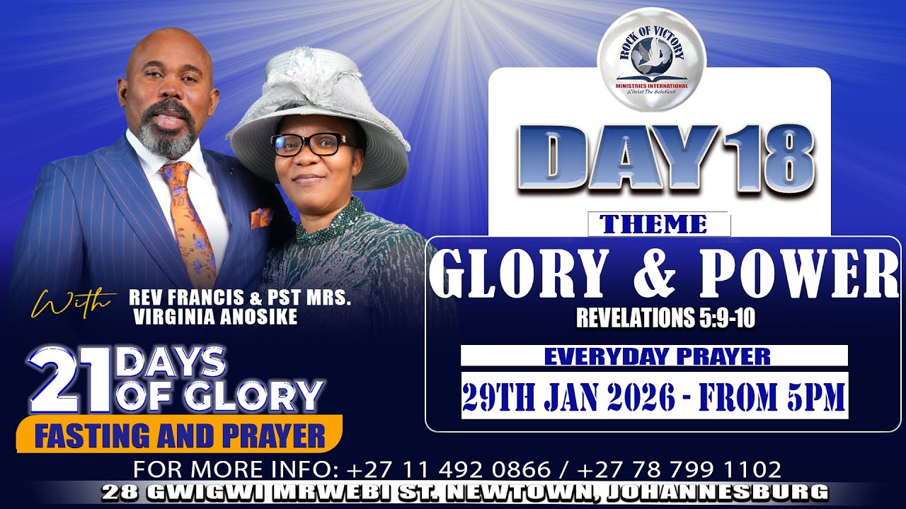 21 DAYS OF GLORY | DAY 18 | 29/01/2026