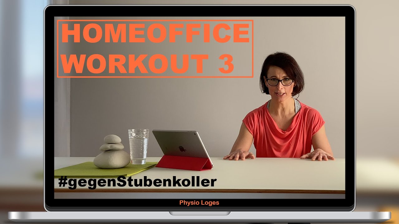 Gymnastik am Schreibtisch 3 | Homeoffice Workout | Dehnung - Kraft - Entspannung | Physio Loges | 4k