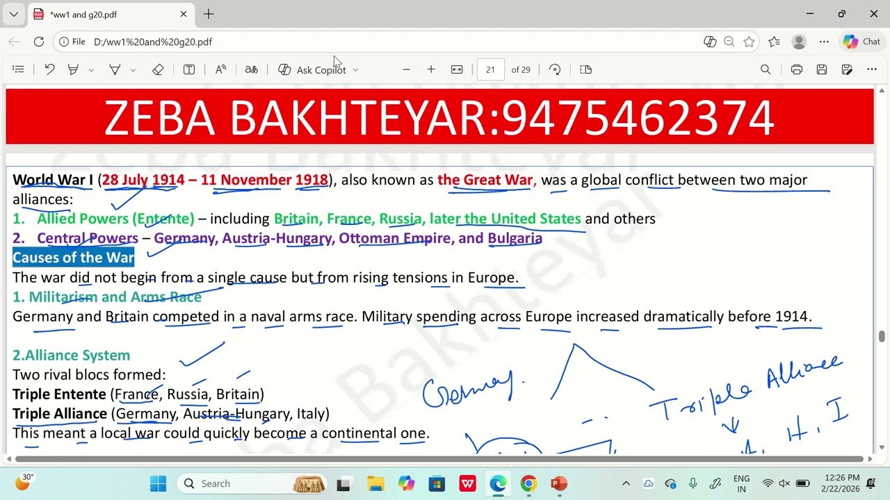 World War 1, Gujral Doctrine 