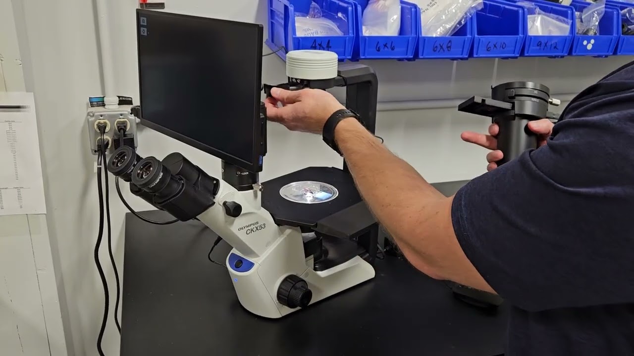 Teaching Cell Culture with the Olympus CKX53 | Heads-Up Display Demo