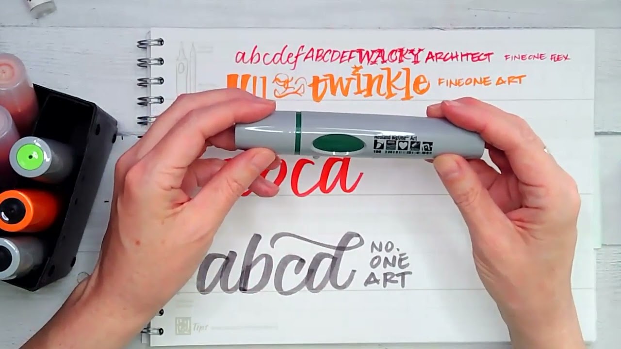 Scaling up and down | Neuland Brush Markers comparison