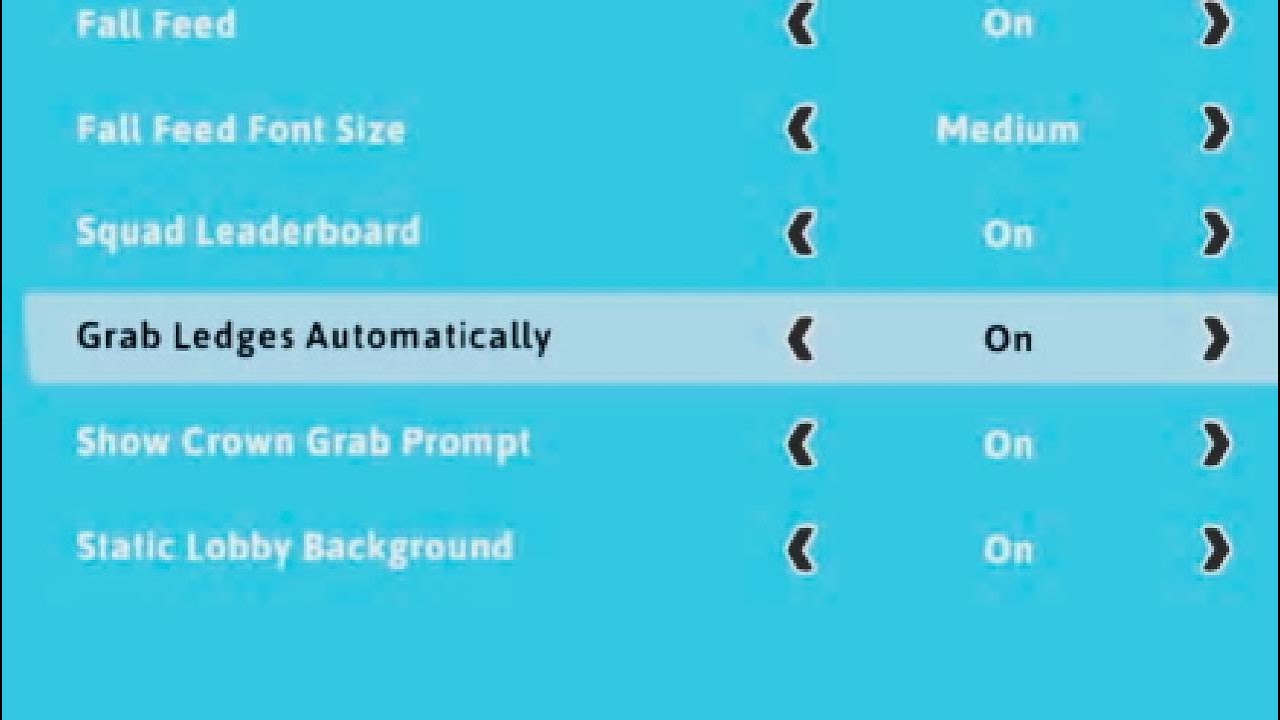 How to turn on auto grab - Fall guys