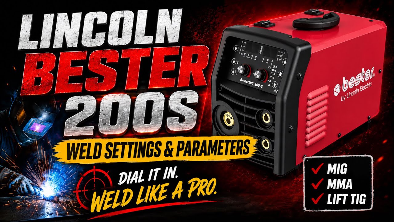 Lincoln Bester 200-S Settings Explained 🔥 Get the perfect weld! 