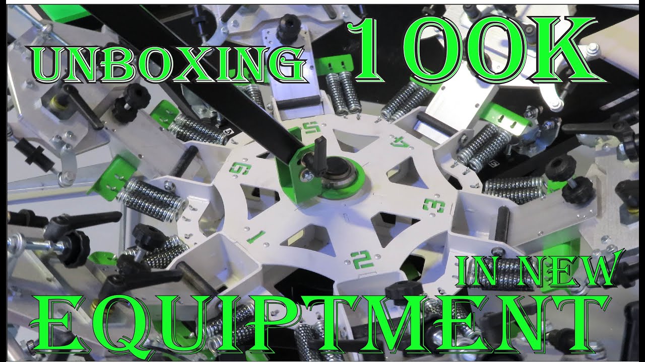 UNBOXING $100K IN NEW SCREEN PRINTING EQUIPTMENT!!
