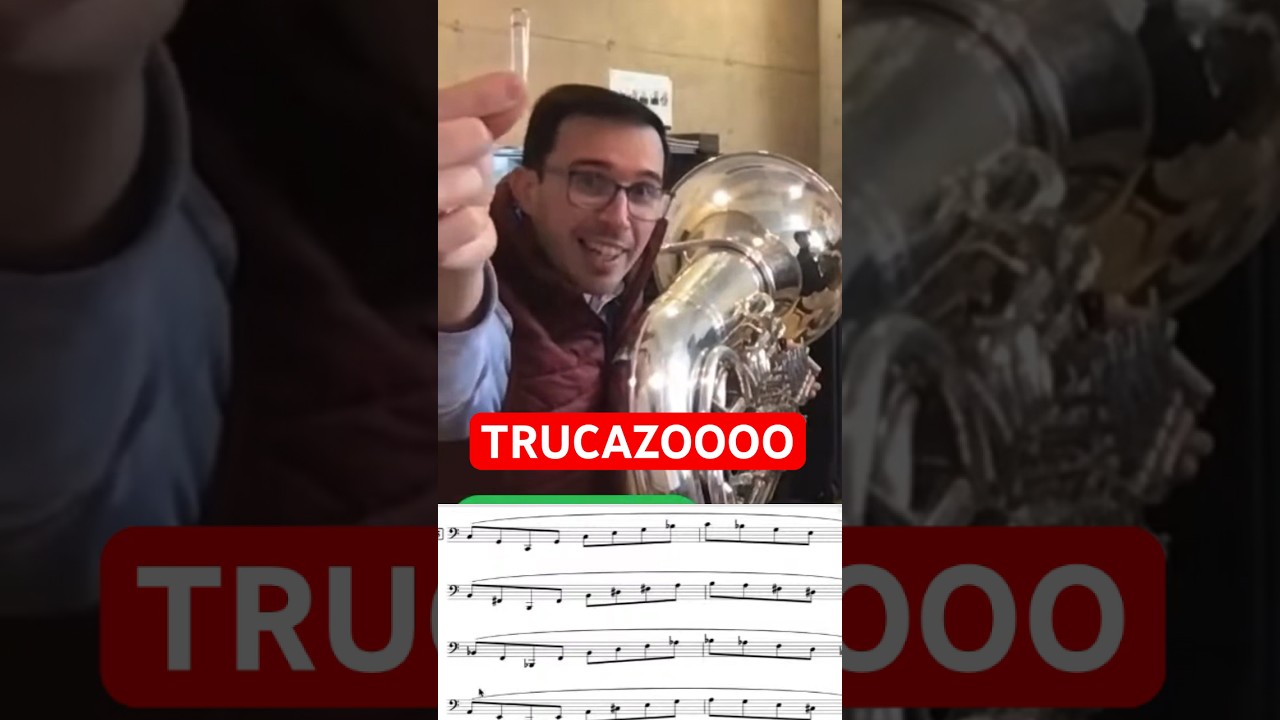 Truco muy bueno para mejorar con la #tuba