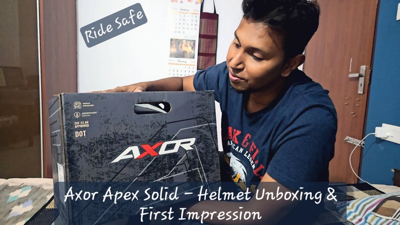 Axor Apex Solid - Helmet Unboxing & First Impressions