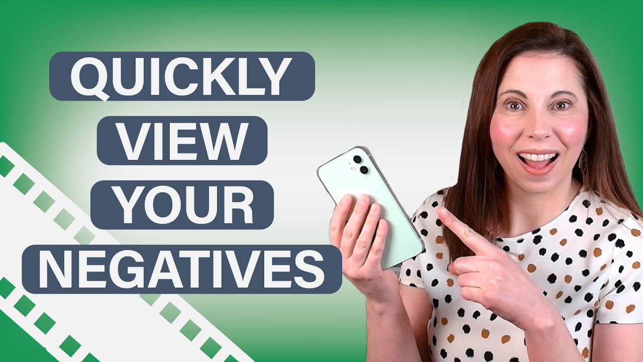 Quickly view film negatives with your Phone
