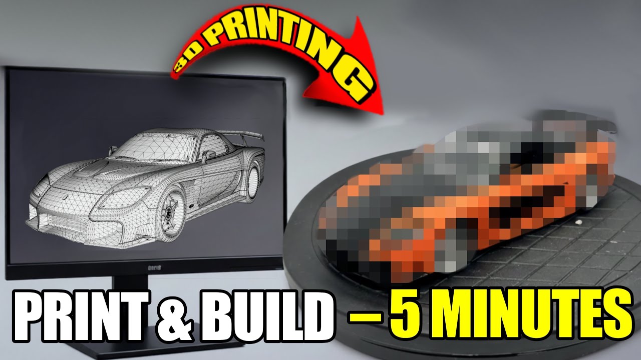 Imprima e monte em 3 MINUTES