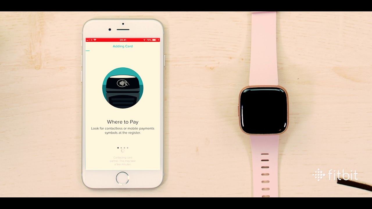 Fitbit Versa 2 - Pay Set Up