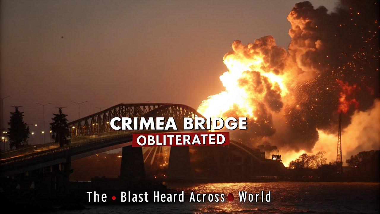 The Blast Heard Across the World &mdash; Crimea Bridge Obliterated