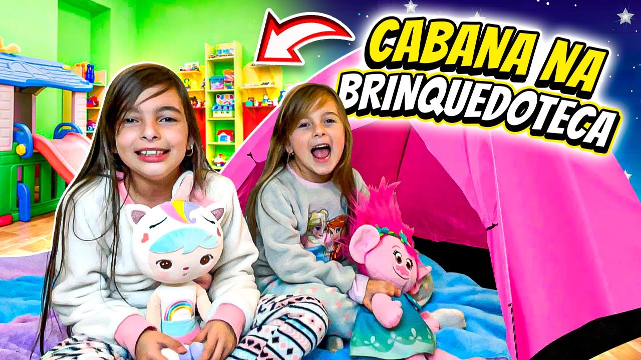 PASSAMOS A NOITE NO QUARTO DE BRINQUEDOS 💋 JÉSSICA GODAR E LAURINHA E HELENA E GABRIEL