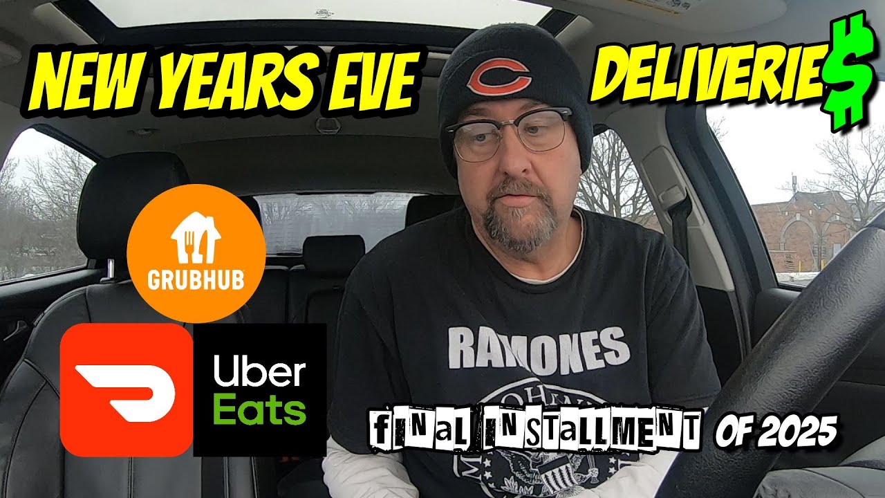 NEW YEARS EVE DELIVERIES WITH #DOORDASH AND #ubereats