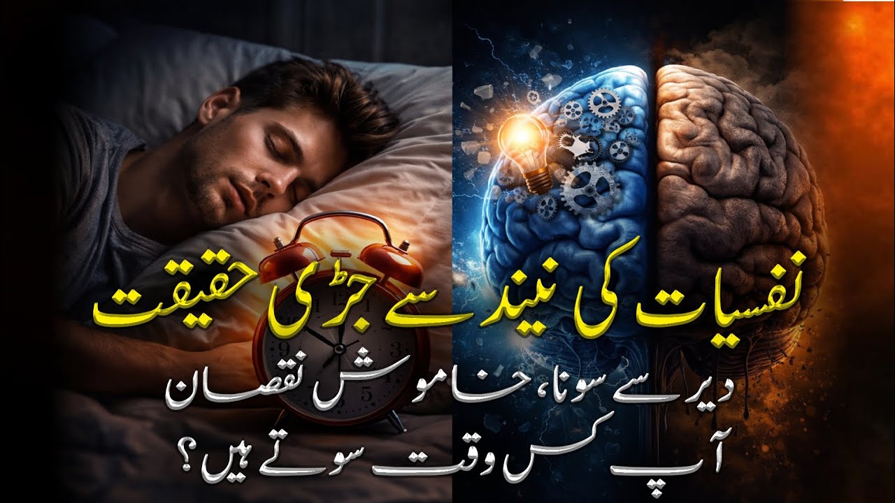 “Aap Kis Waqt Sotay Hain? | Neend aur Dimagh ka Gehra Taluq | Islamic Reminder” |Mind Psychology 