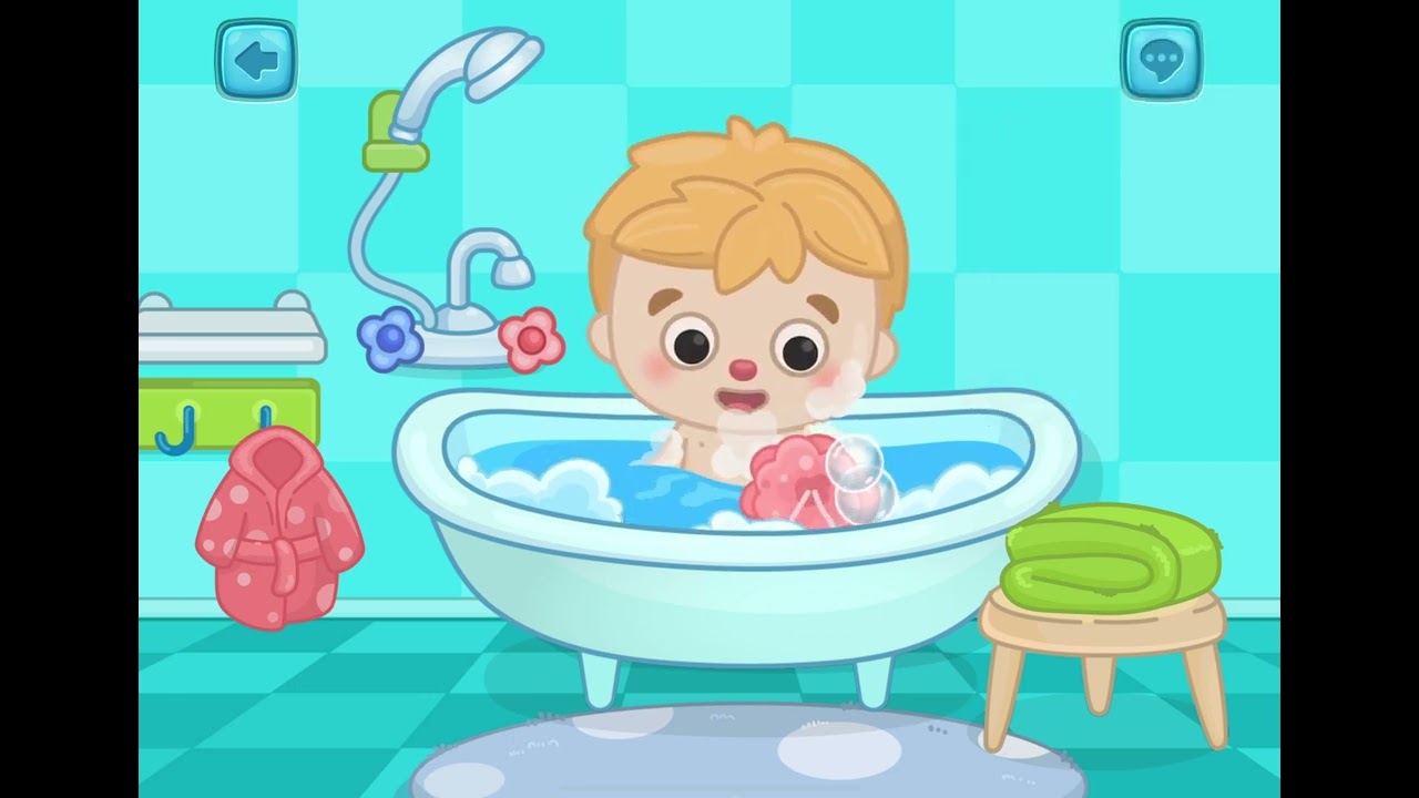 Bini Boo Claire with Hygiene things in Bathroom | Boopanpankids