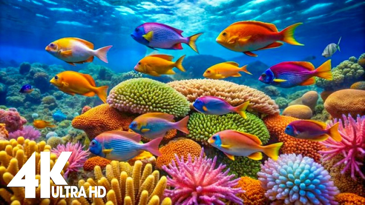 Dive Into the Mesmerizing Underwater Realm - Marvel at Sea Animal in The Best 4K UHD Aquarium