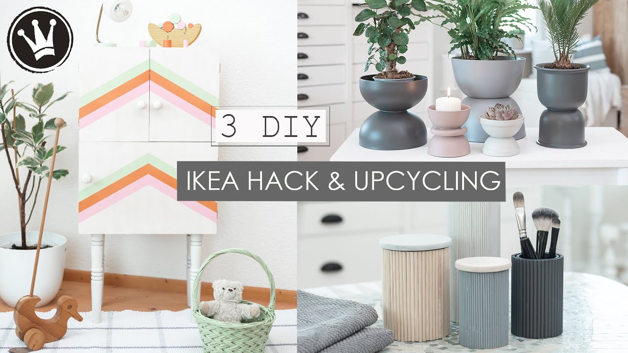3 DIY IDEEN | IKEA HACK  & UPCYCLING | Kommode | Blumentöpfe | Aufbewahrungsbehälter DekoideenReich