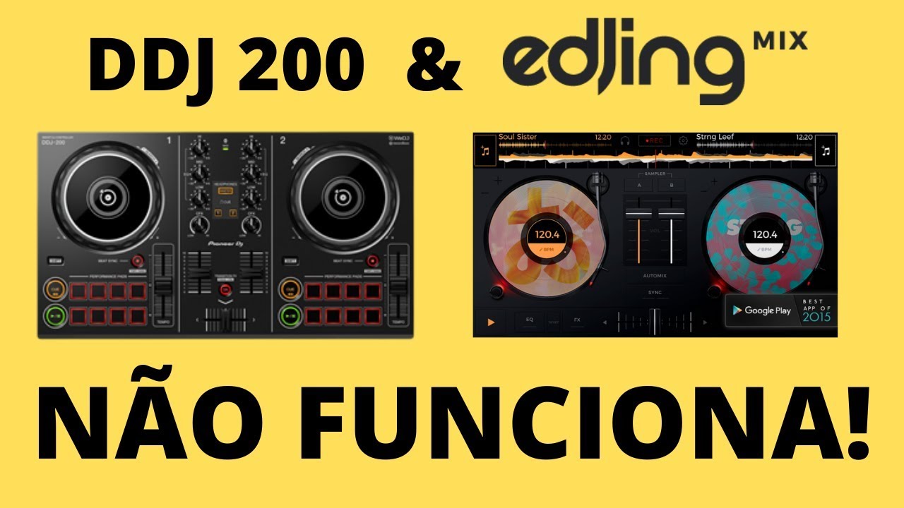 DDJ 200 e Edjing Mix Não Funciona