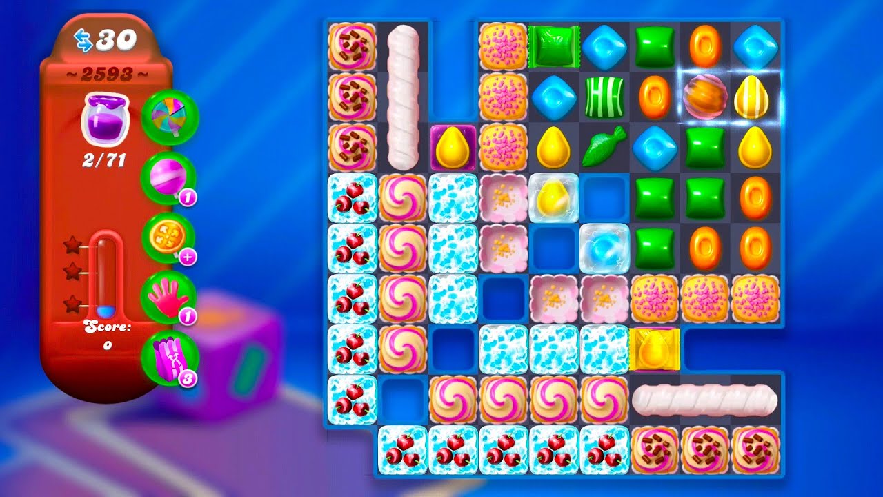 Игра Candy Crush Soda Saga для Android, игровой процесс №106, уровень 2588–2597