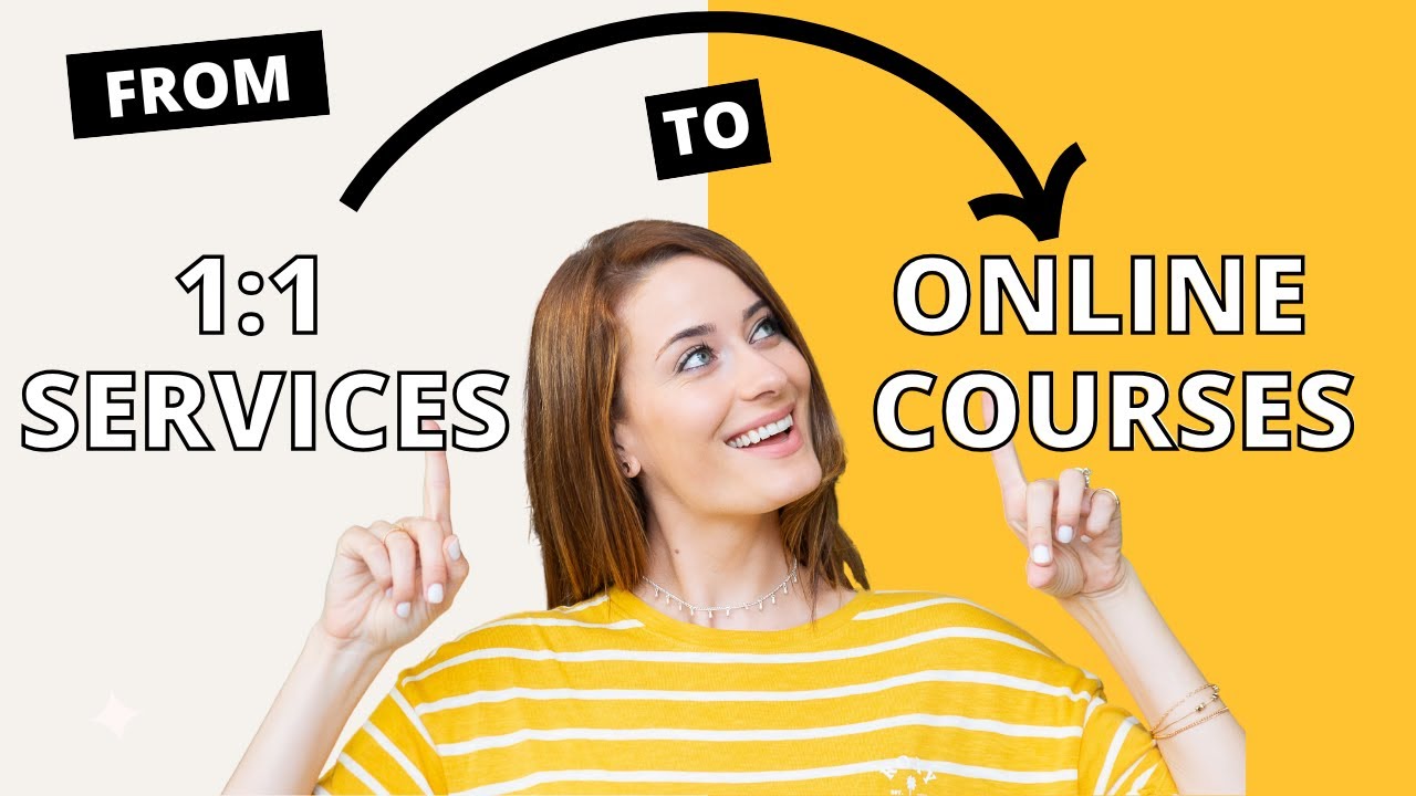 How I Transitioned from 1:1 Services to Online Courses ↗️