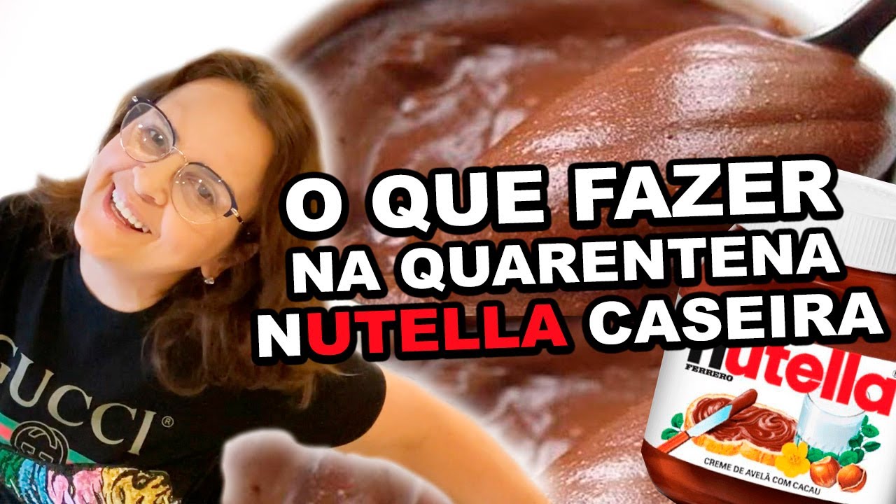 APRENDA FAZER NUTELLA CASEIRA
