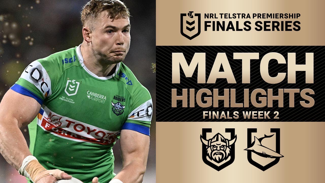 NRL Highlights | 2025&nbsp;NRL Match Highlights | Raiders v Sharks&nbsp;| Finals Week 2