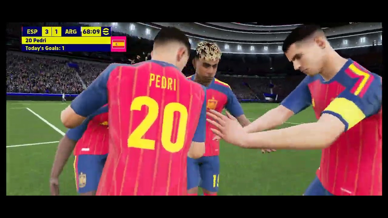 PS5 eFootball 2026 Spain vs Argentina 