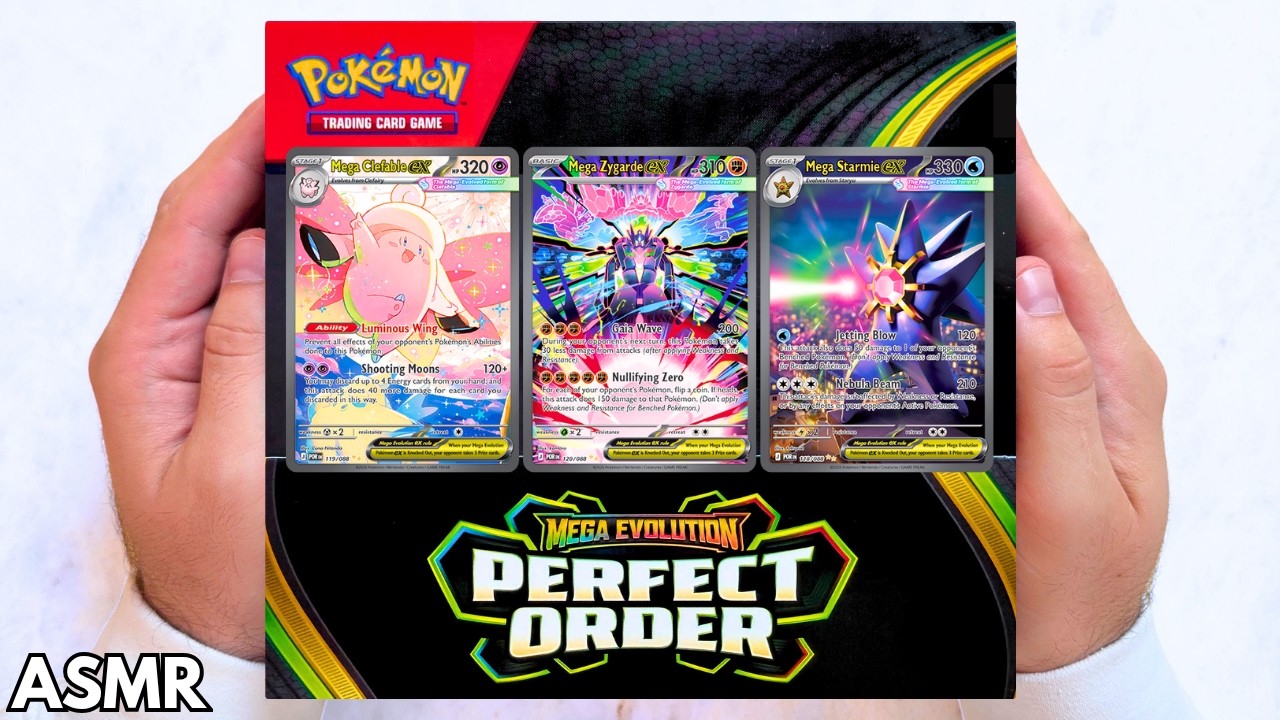 ASMR | Opening 55 Packs of Perfect Order Pokemon Cards ✨ INSANE Pulls