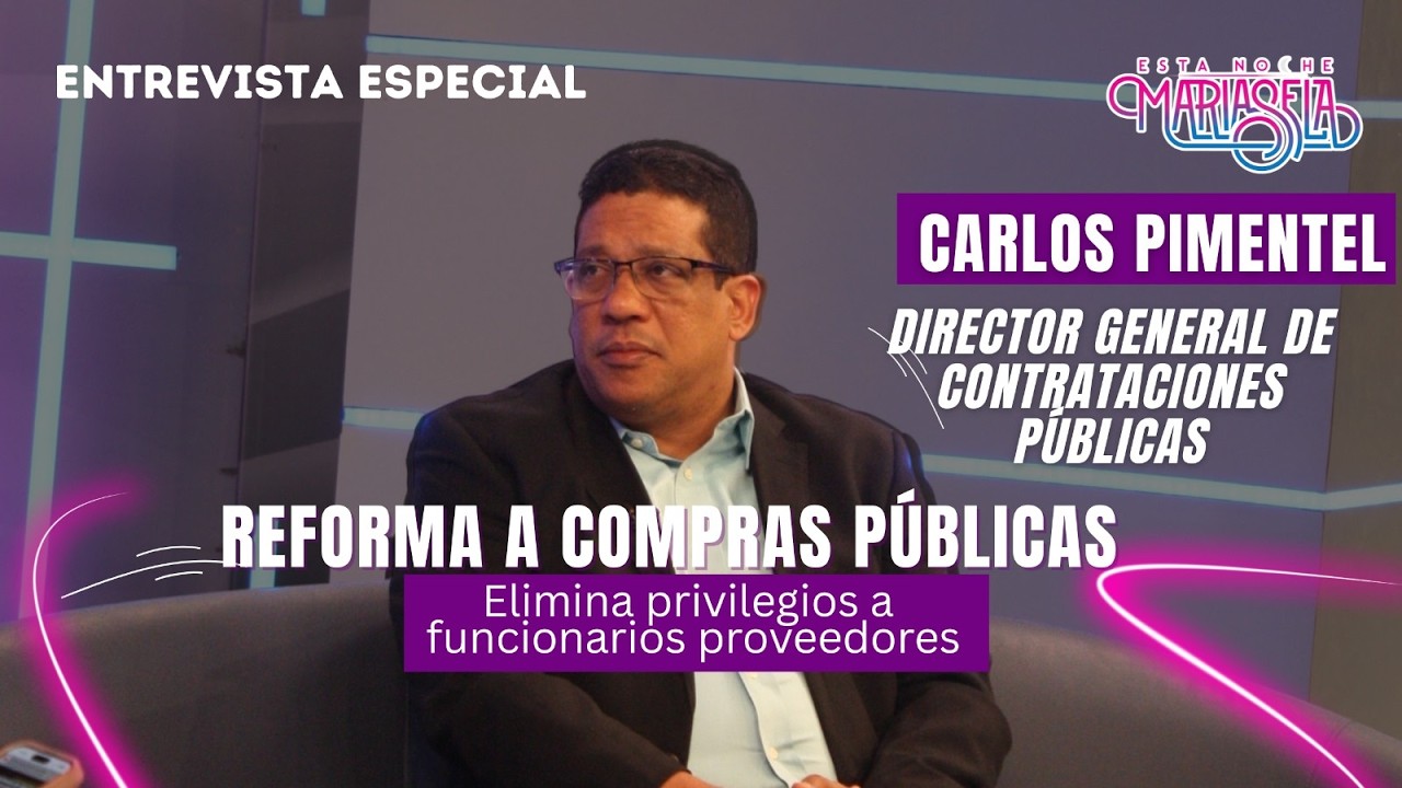 Nueva Ley de Compras prohíbe a funcionarios ser proveedores del Estado | Carlos Pimentel