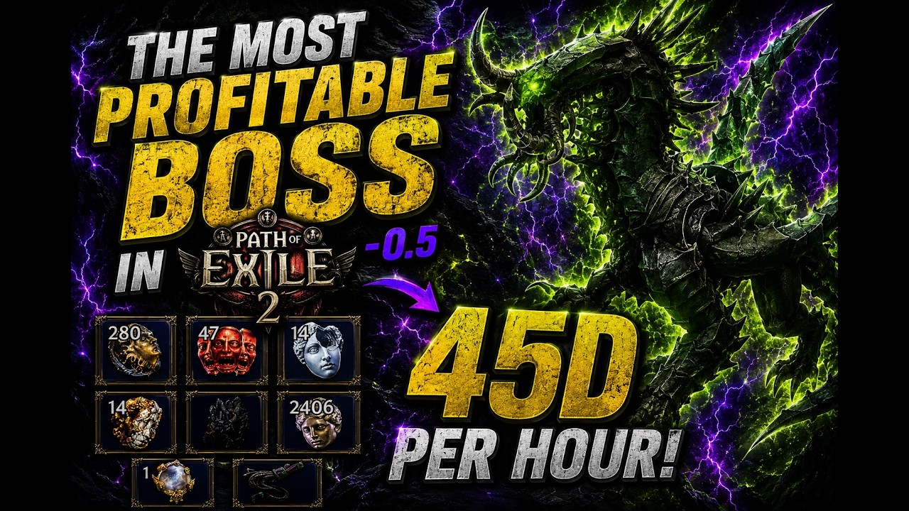 Самый прибыльный босс в Path of Exile 2 &mdash; 45 божественных сфер в час